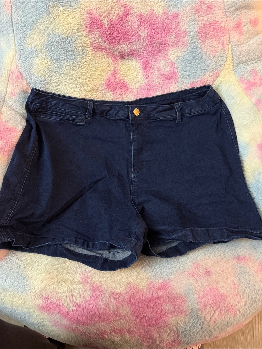 Fashion Nova Navy Blue Women's Jean Shorts